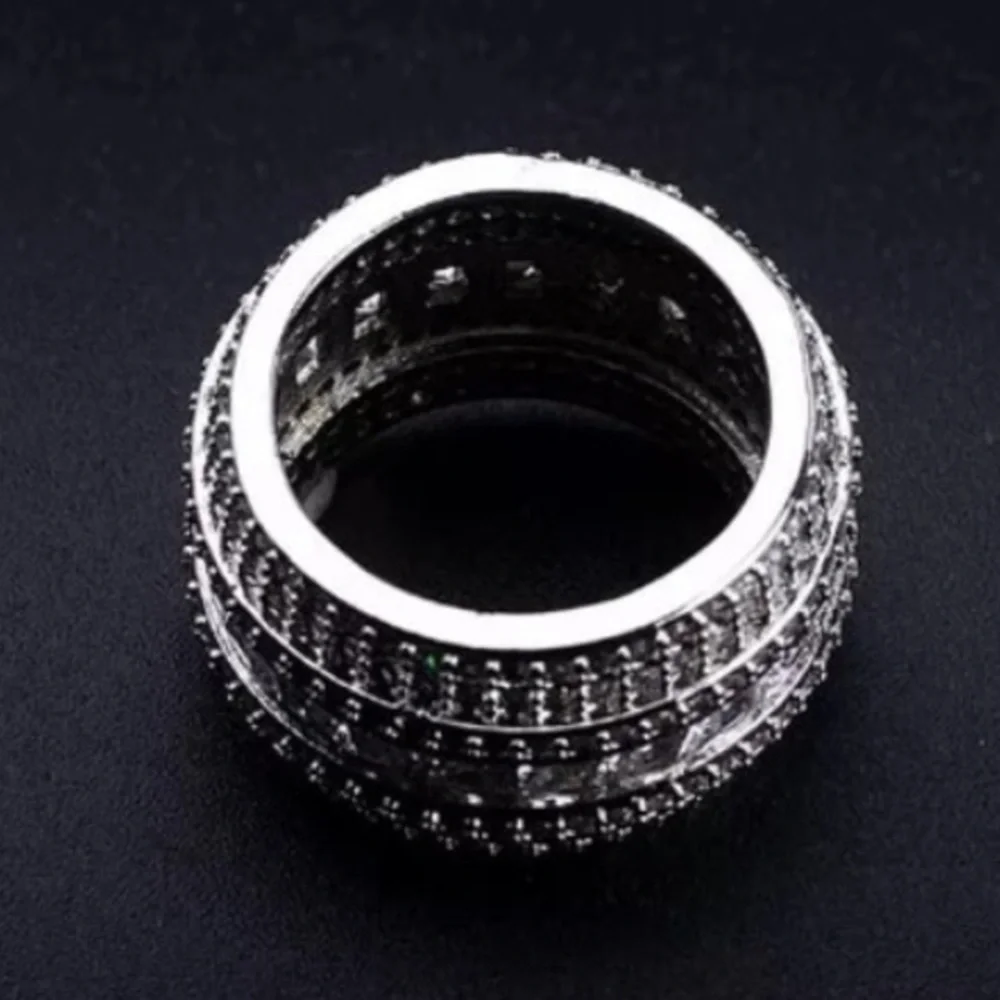 💯 NEW LUXURY 925 STERLING SILVER DIAMOND RING, CUTE RING, SHINY RING. - Picture 5 of 5